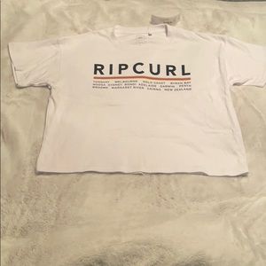 Rip curl cropped tshirt